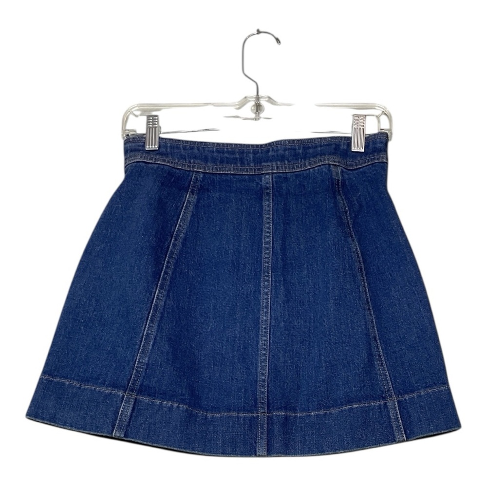 Women’s NWOT Madewell 70s style Metropolis Snap Jean Skirt, size 4 - Picture 2 of 3